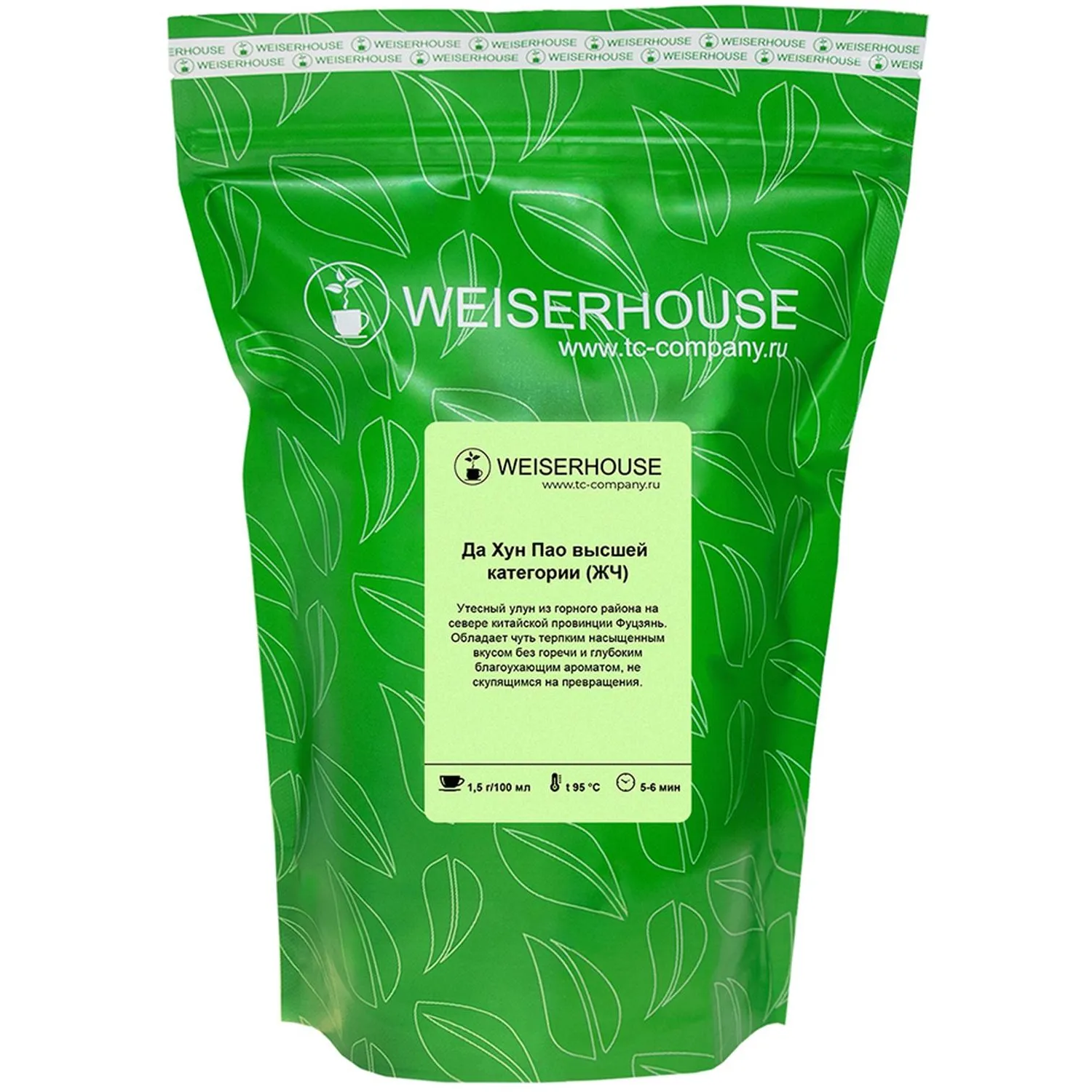 Чай листовой улун Weiserhouse Да Хун Пао 100 г