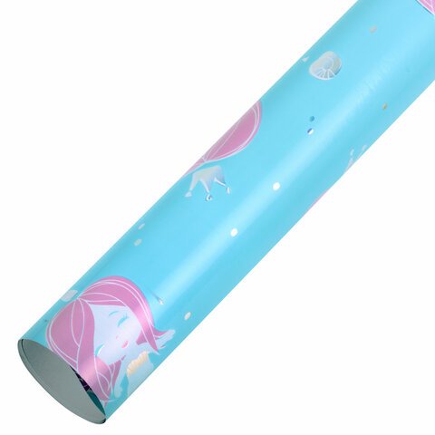 Бумага упаковочная С ЭФФЕКТАМИ НАБОР 3 шт. «Cute Set», 70×100 см, ЗОЛОТАЯ СКАЗКА