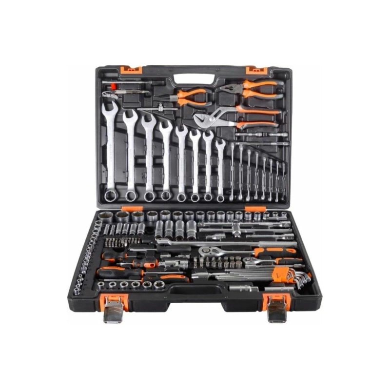 превью Набор инструментов, 1/2, 1/4, CrV, в кейсе 151 предм Вихрь