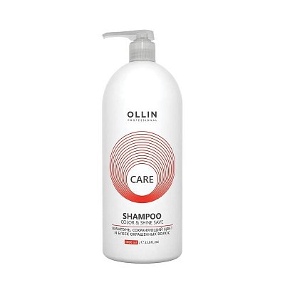 Шампунь Ollin Care сохраняющий цвет и блеск окрашенных волос 1000 мл