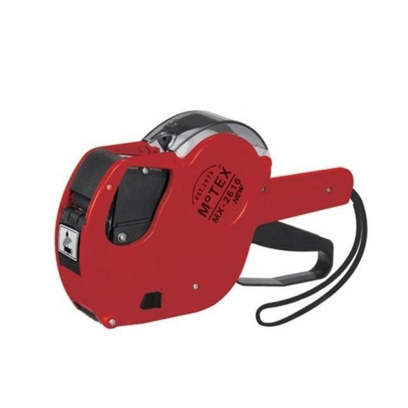 Этикет-пистолет Hongsheng MX-2616 EOS двухстрочный (прямоугольная и волнистая лента, 10 символов в строке, 26×16 мм)