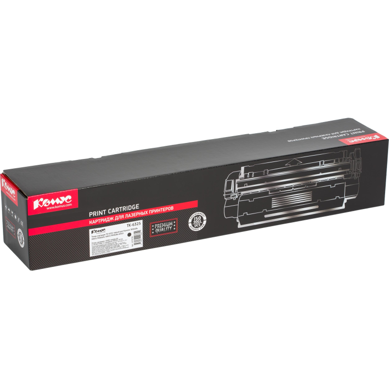 Тонер-картридж КОМУС TK-6325 чер. для Kyocera 4002i/5002i