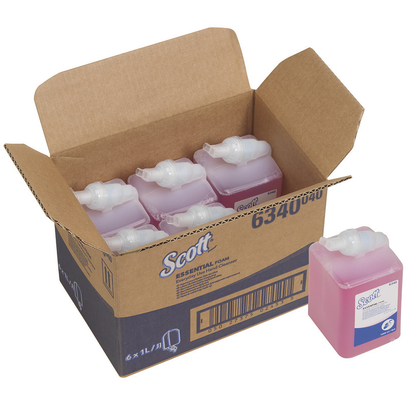Картридж с мылом-пеной Kimberly Clark Scott Everyday Use 6340 1 л (6 штук в упаковке)