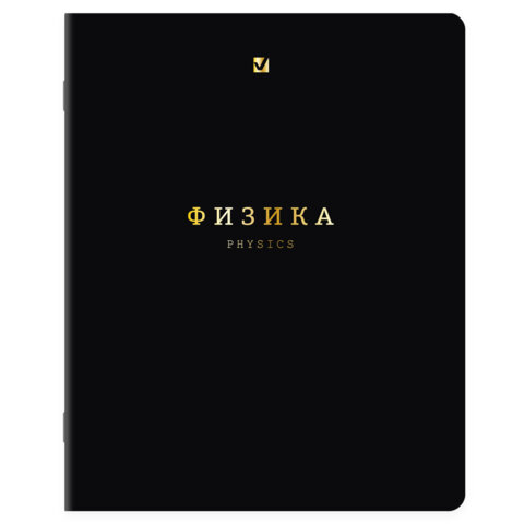 Тетради предметные, КОМПЛЕКТ 12 ПРЕДМЕТОВ, 48 л., Soft-Touch, 3D-фольга, BRAUBERG, «BLACK GOLD»