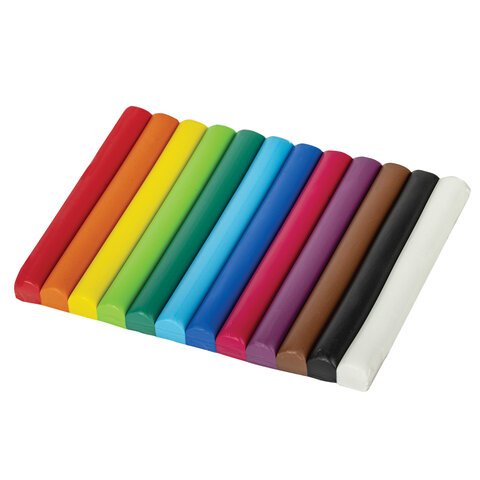 Пластилин классический BRAUBERG KIDS, 12 цветов, 240 г, ВЫСШЕЕ КАЧЕСТВО