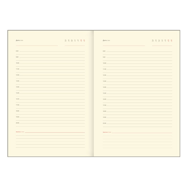 Ежедневник недатированный А5, 136л., кожзам, Greenwich Line «Gradient. Get things done», тон. блок
