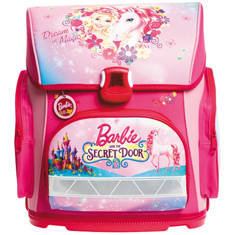 превью Ранец Hatber Optimum «Barbie - The Secret Door» 37×30×17см, 1 отделение, 3 кармана, анатом. спинка