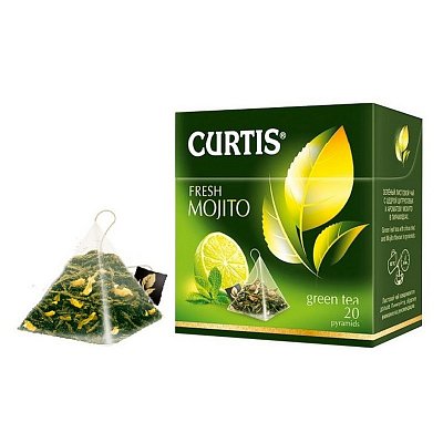 Чай Curtis Fresh Mojito зеленый 20 пакетиков