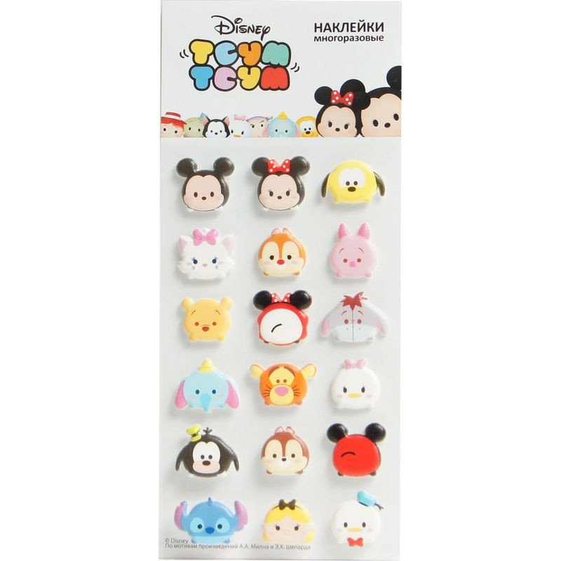 превью Наклейки детские Дае Лим Энтерпрайз Disney Tsum Tsum Все персонажи