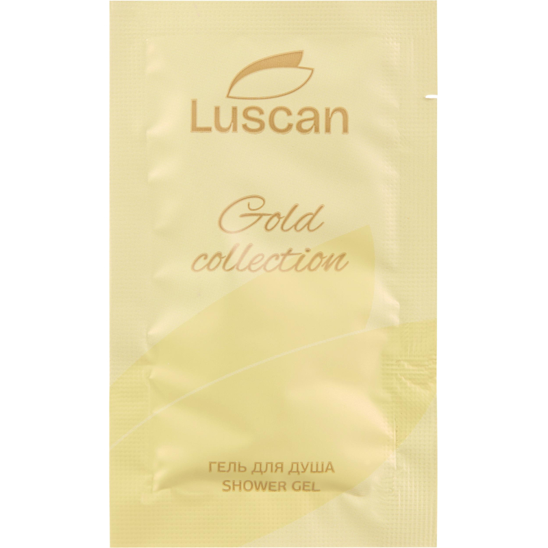 Гель для душа Luscan Gold Collection, саше 10мл,500шт/уп