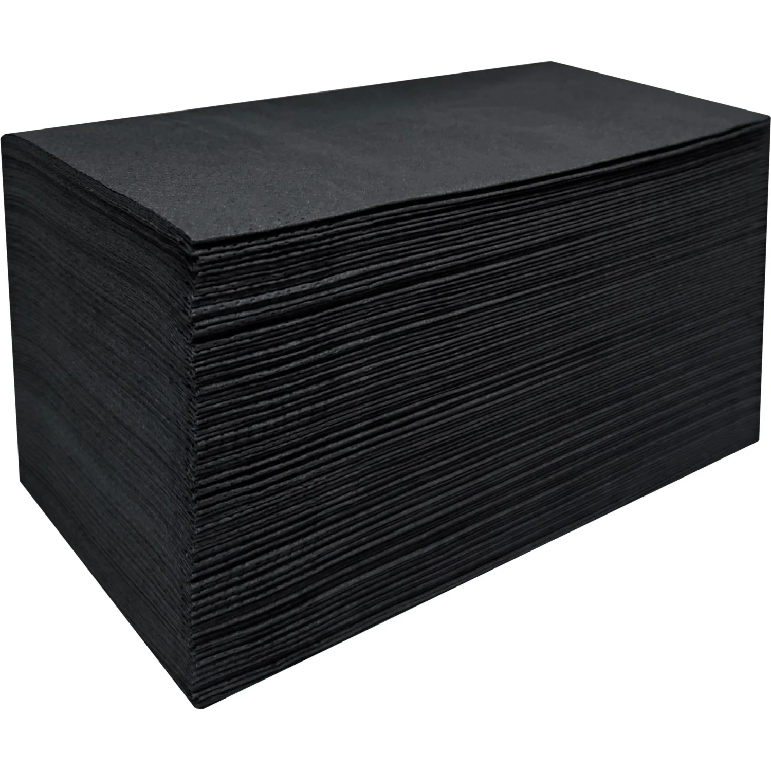 Салфетки бумажные 2сл 33×33см 1/8 слож черные 100шт/уп