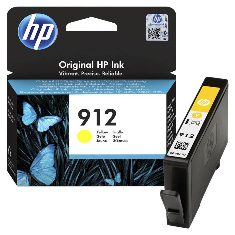 Картридж струйный HP 912 3YL79AE желтый для OfficeJet 801x/802x
