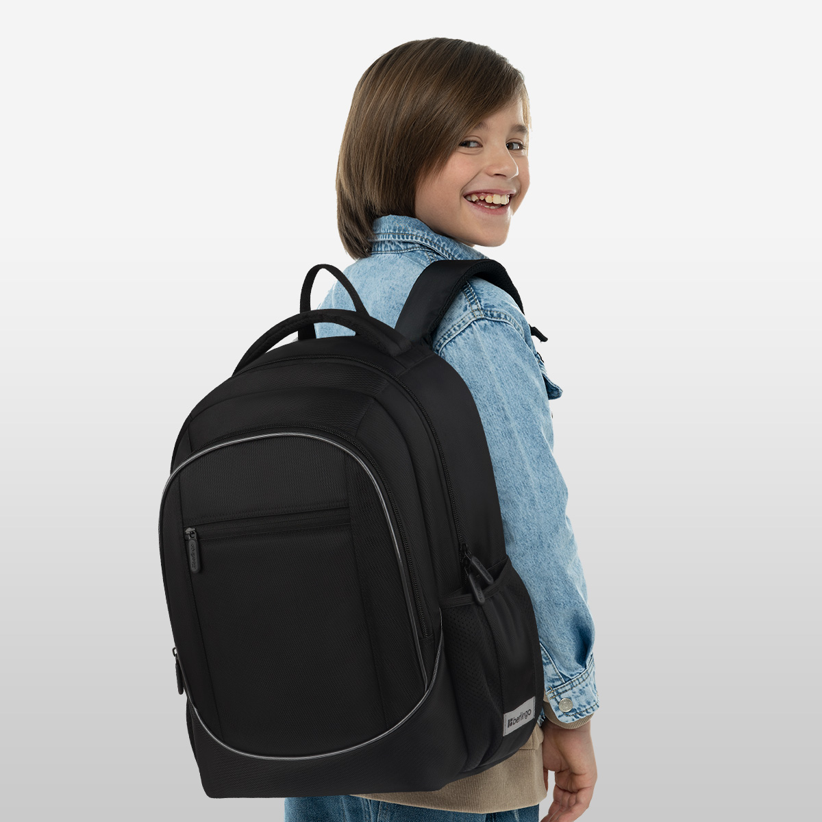 Рюкзак Berlingo U4 «Black Energy» 41×29.5×13см, 2 отделения, 3 кармана, эргономичная спинка