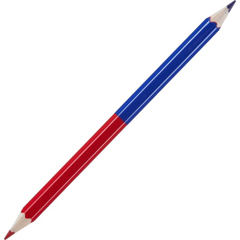 Карандаш двухцветный Koh-I-Noor красный/синий