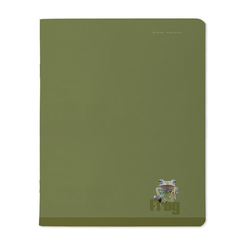 Тетрадь А5, 48 л., BRUNO VISCONTI, скоба, клетка, Soft-Touch, «VERDE. ANIMALS» (5 видов)