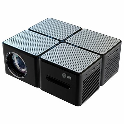 Проектор CACTUS CS-PRO.03B. WUXGA-A, LCD, 1920×1080, 16:9, 7500 лм, 2300:1, 1.73 кг