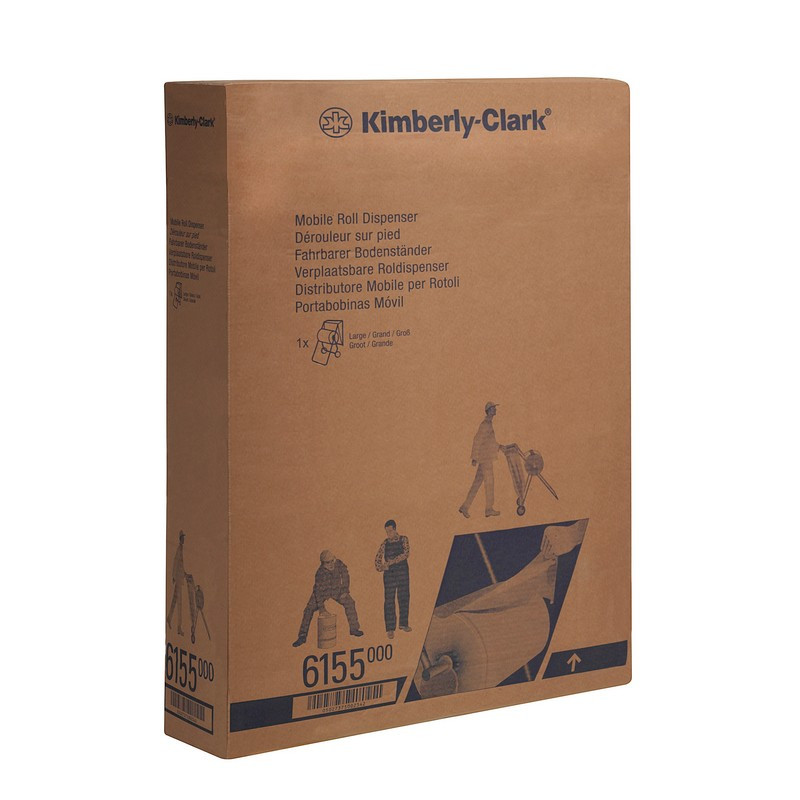 Диспенсер для протирочных материалов Kimberly-Clark Professional стальной синий (артикул производителя 6155)