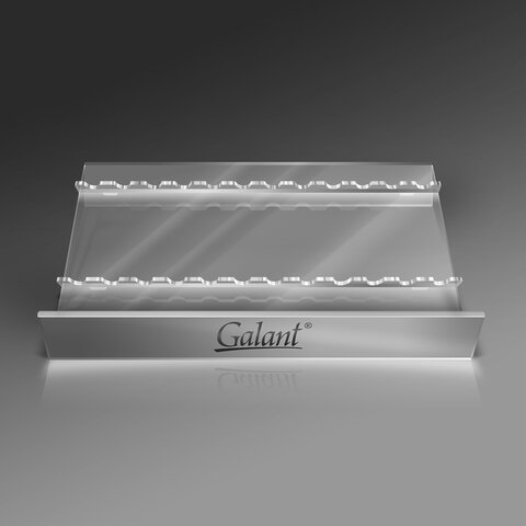 Дисплей GALANT на 12 ручек, плакетка, 210×168х52 мм