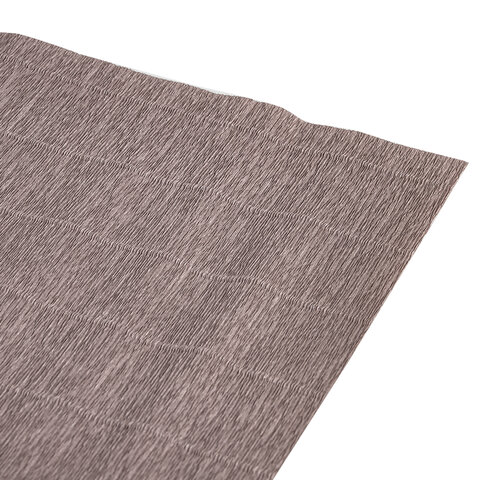 Бумага гофрированная (ИТАЛИЯ) 140 г/м2, серая (904), 50×250 см, BRAUBERG FLORE