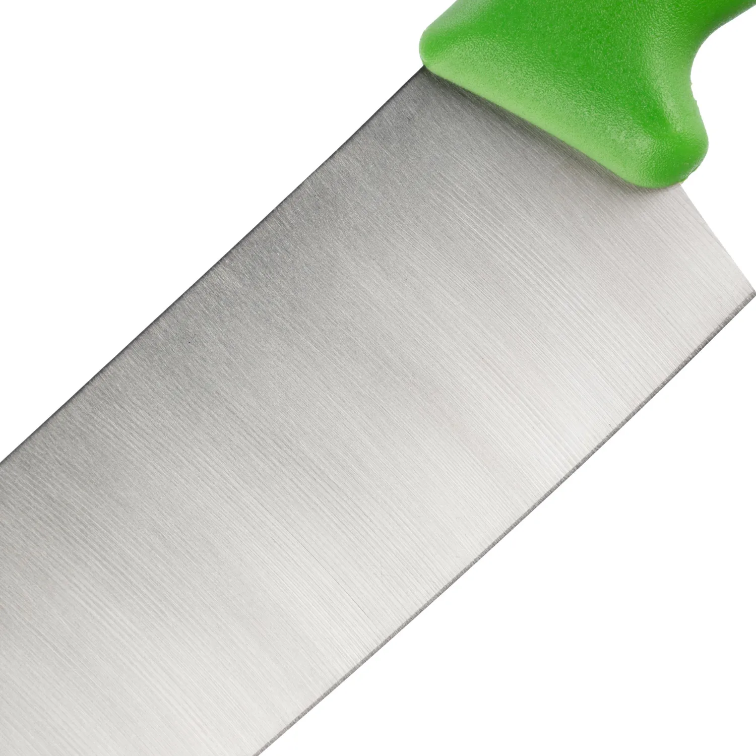 Нож поварской лез 300 мм толщ 2 мм 3Cr13 зел пластиковая ручка