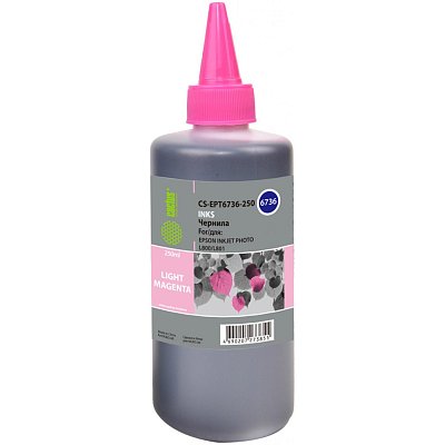 Чернила Cactus CS-EPT6736-250 T6736 св. -пур. 250мл для Epson L800/L1800