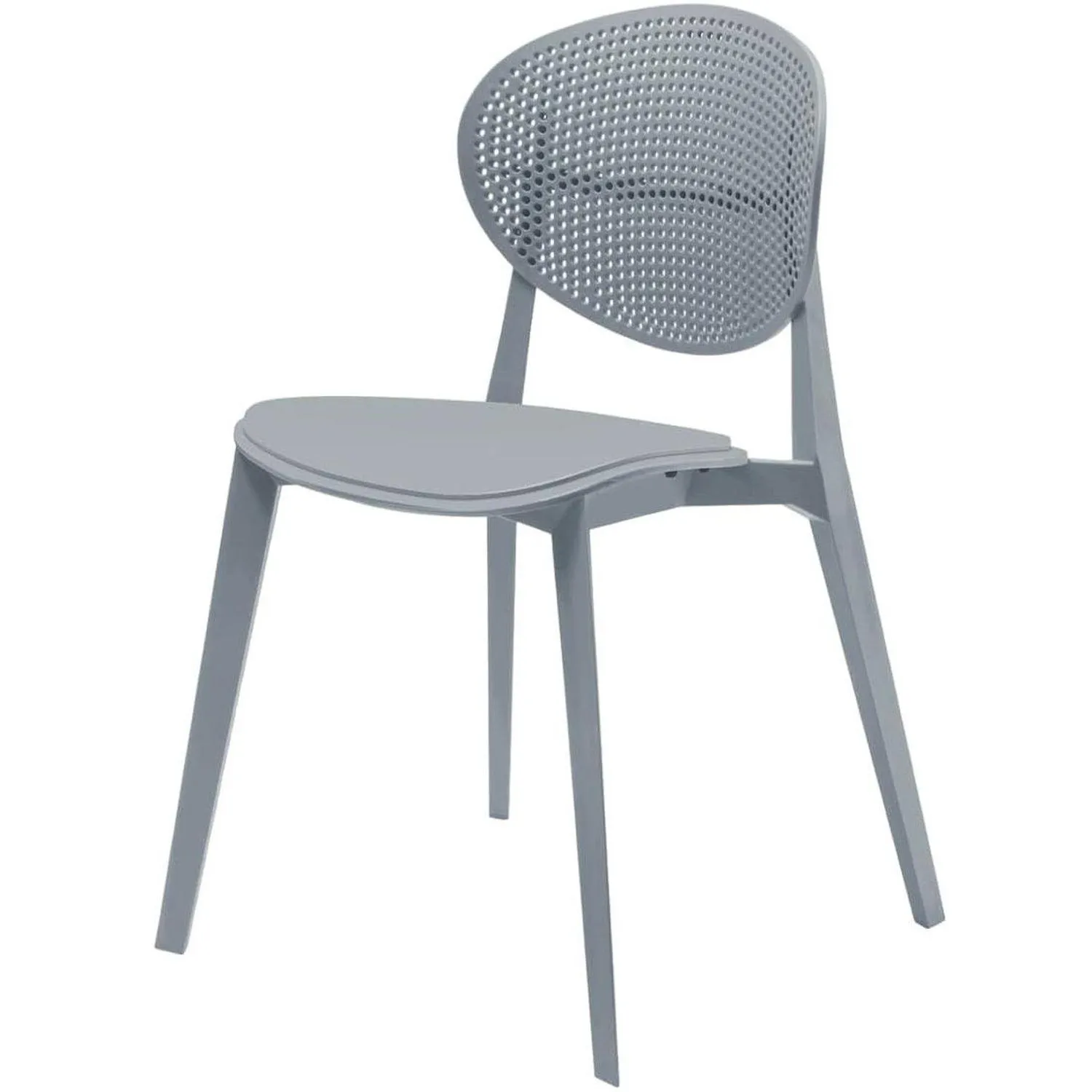 Стул обеденный Sheffilton SHT-S111-P 213555 серый (пластик)