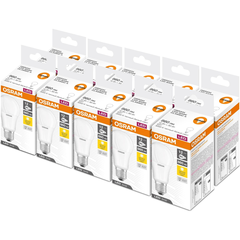 Лампа светодиодная OSRAM LBE CLA90 12W/830 230VFR E27 FS1