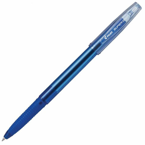 Ручка шариковая масляная Pilot Super Grip G BPS-GG-F-L синяя (толщина линии 0.22 мм)