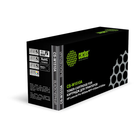 превью Картридж лазерный CACTUS (CS-W1510A) для HP LJ Pro 4003dw/MFP 4103dw/4103fdw, ресурс 3050 стр. 