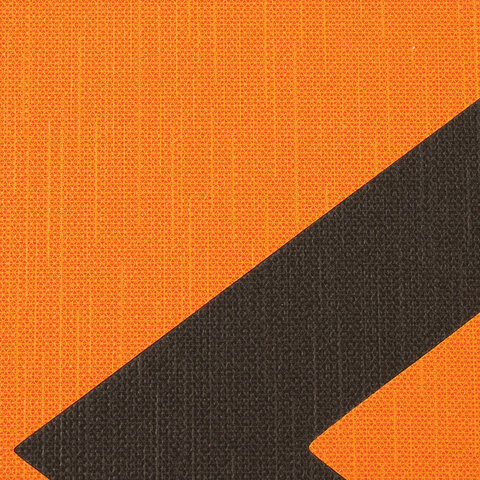 Ежедневник недатированный А5 (138×213 мм) BRAUBERG «Waves», 160 л., кожзам, оранжевый/черный