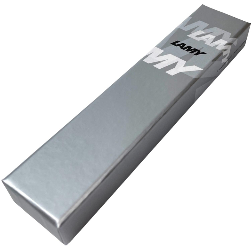 Ручка шариковая автоматическая LAMY 206 logo, Матовая сталь, M16, 4026752
