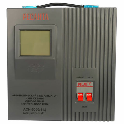 Стабилизатор РЕСАНТА АСН-5000/1-Ц, 5000 Вт, 140-260 В, напольный