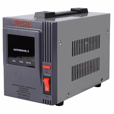 Стабилизатор РЕСАНТА АСН-500/1-Ц, 500 Вт, 140-260 В, напольный