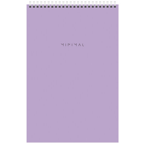 Блокнот ДЭК А4 198×297 мм, 80 л., КОМПЛЕКТ 2 шт., гребень, подложка, BRAUBERG «Minimal Pastel»
