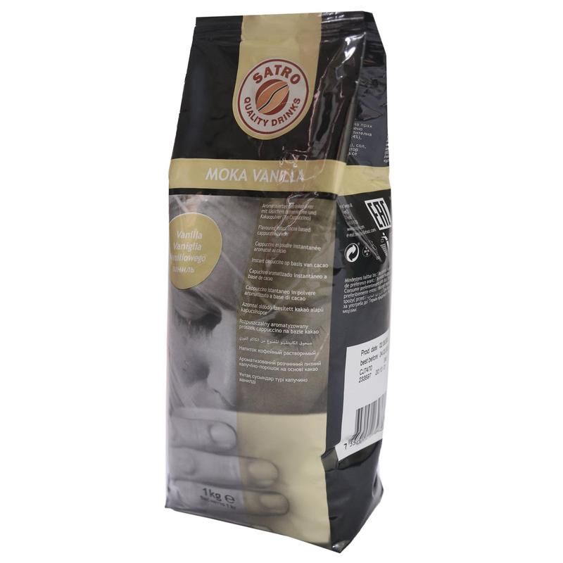 Кофе растворимый Satro Quality Drinks Moka Vanilla 1 кг (пакет) арт ...