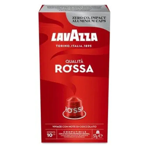 Кофе в капсулах LAVAZZA «Qualita Rossa» для кофемашин Nespresso10 порций