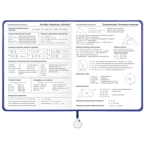 Дневник 1-11 класс 48 л., кожзам (твердая с поролоном), печать, ляссе с аппликацией, BRAUBERG, «Гуси»