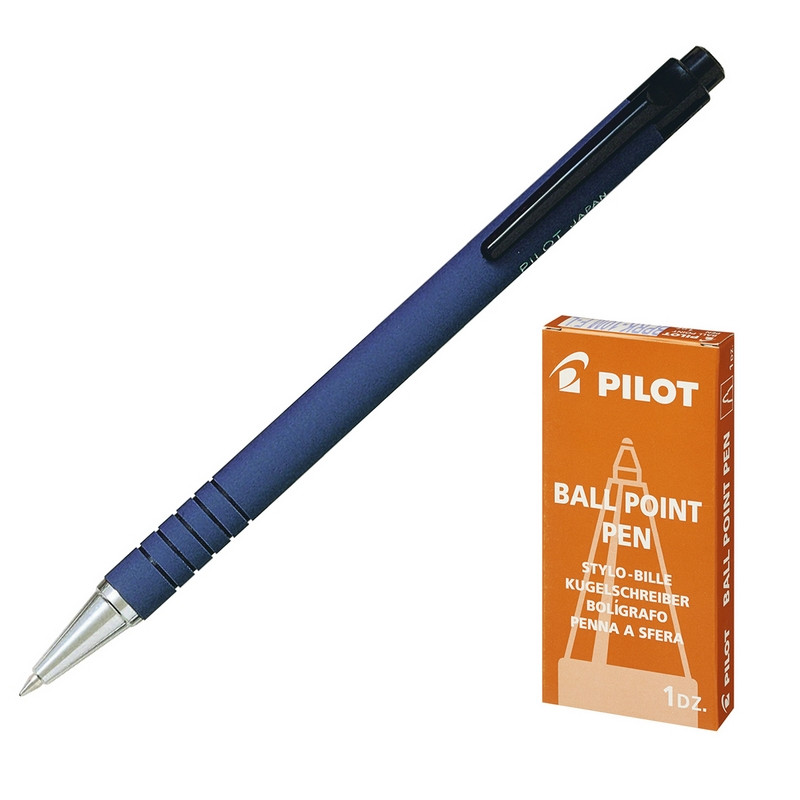 Ручка шариковая PILOT BPRK-10M автомат синий 0.32мм