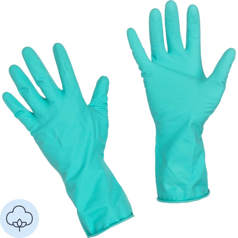 превью Перчатки резиновые Paclan Practi Extra Dry 407341 р. М