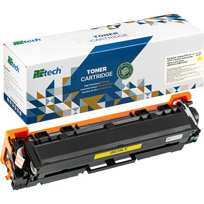 Картридж лазерный Retech 067H Y жел. пов. емк. для Canon LBP631Cw/LBP633Cdw