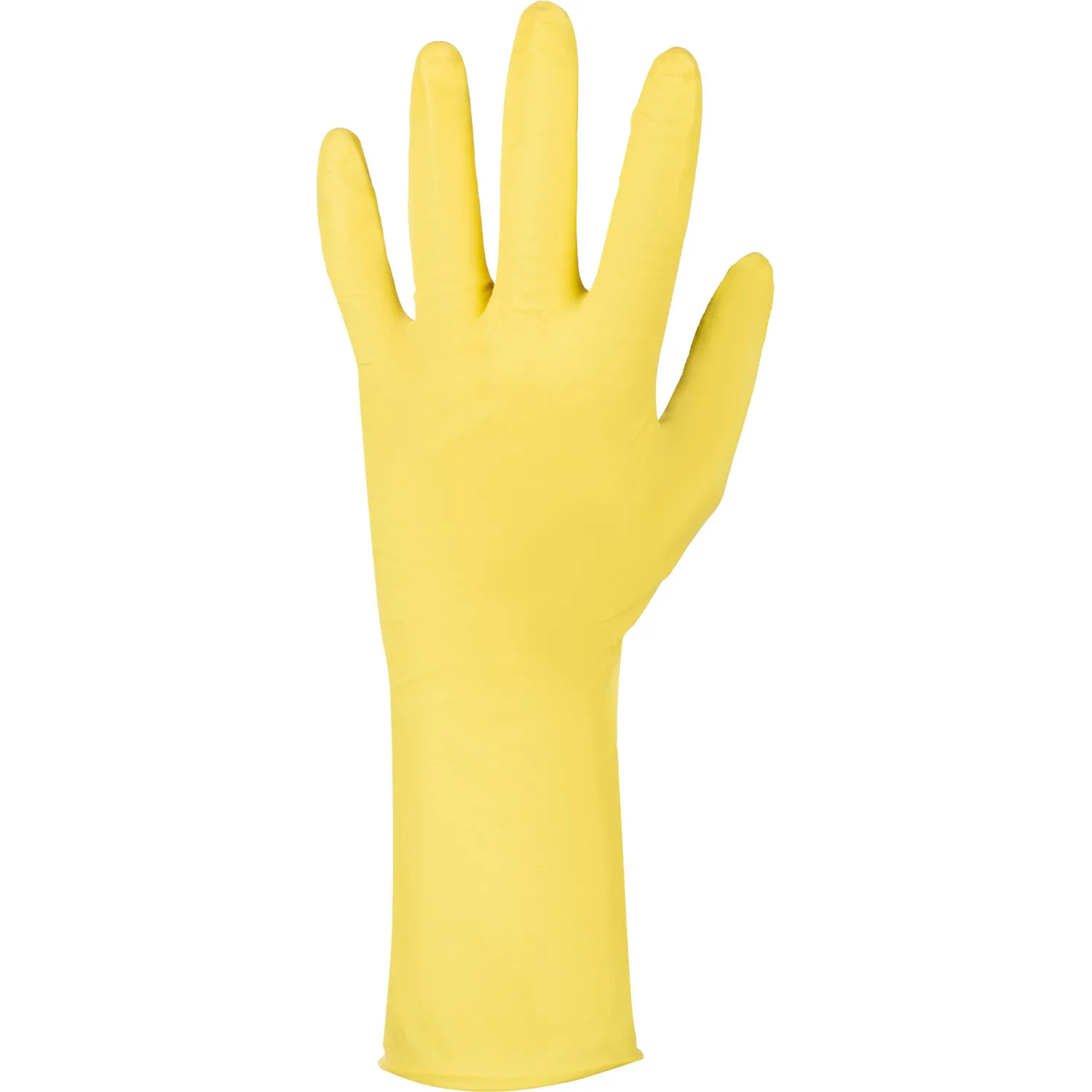 Перчатки латексные резиновые желтые р-р L ЭКОНОМ (10 пар/уп)