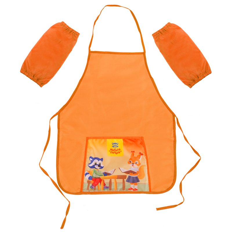 Набор для труда Мульти-Пульти «Приключения Енота», фартук, нарукавники, клеенка