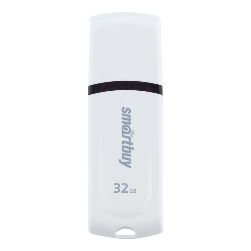 Флэш-диск 32 GB, SMARTBUY Paean, USB 2.0, белый