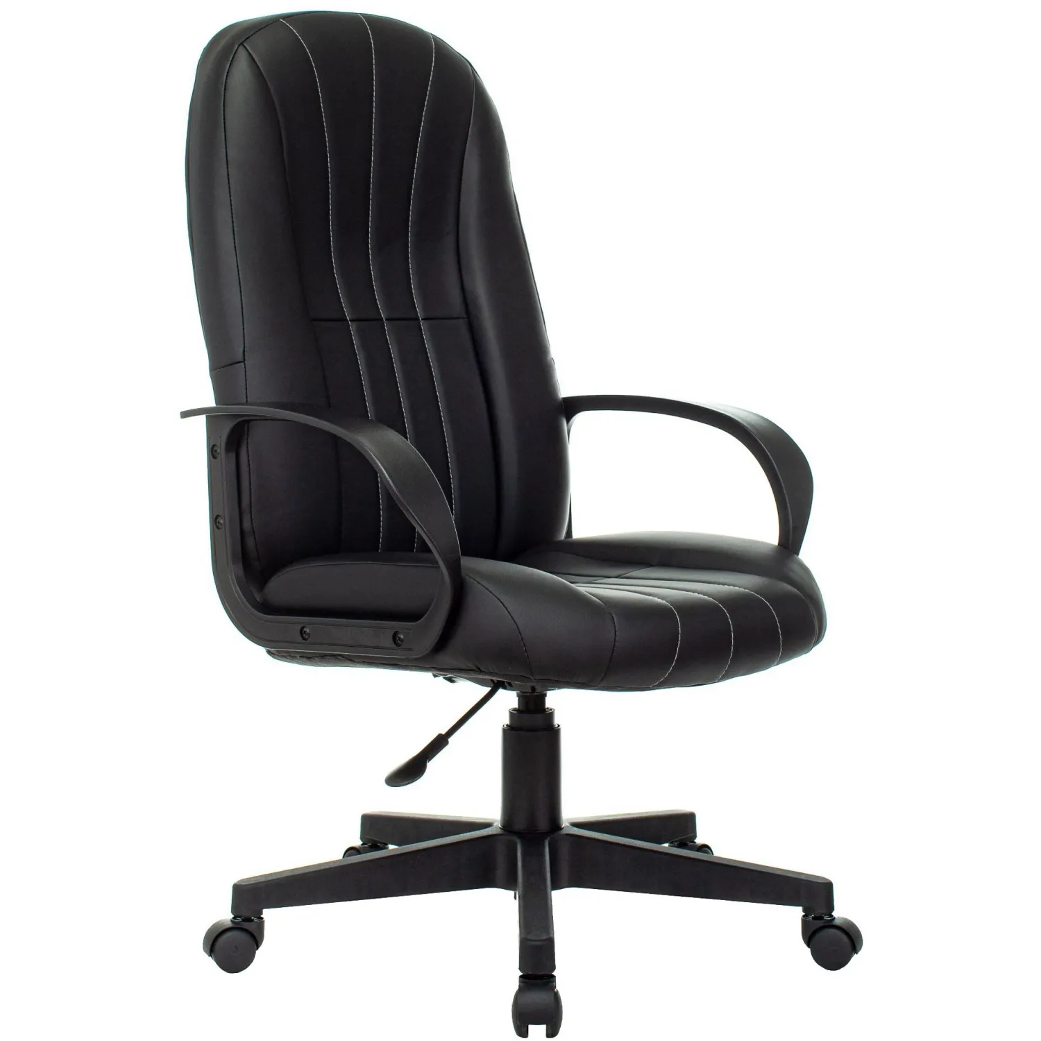 Кресло для руководителя Easy Chair 658 PU чёрное (экокожа, пластик)