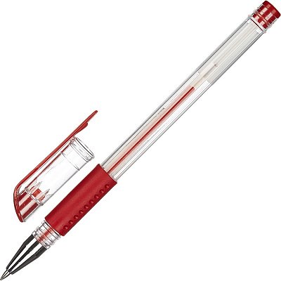 Ручка гелевая Attache Economy красная (толщина линии 0.5 мм)
