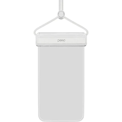 Чехол PERO влагозащитный для смартфона SB04 WATERPROOF BAG белый