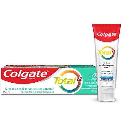 Зубная паста Colgate Total 12 Профессиональная чистка (гель) 75 мл