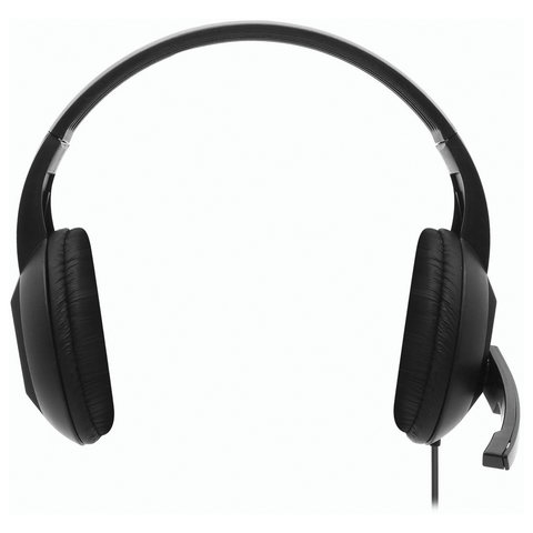 Наушники с микрофоном (гарнитура) SVEN AP-680MV, проводные, 2.5 м, с оголовьем, черные