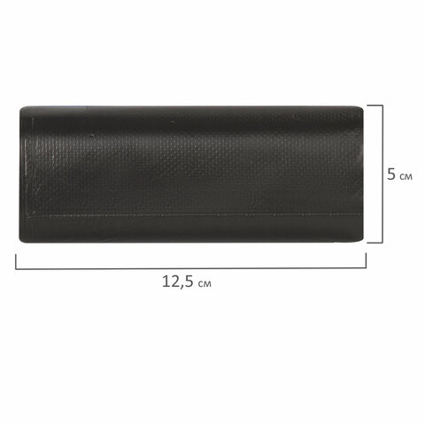 Мешки для мусора 30 л, черные, в рулоне 20 шт., ПНД, 10 мкм, 50×60 см (±5%), прочные, ОФИСНАЯ ПЛАНЕТА