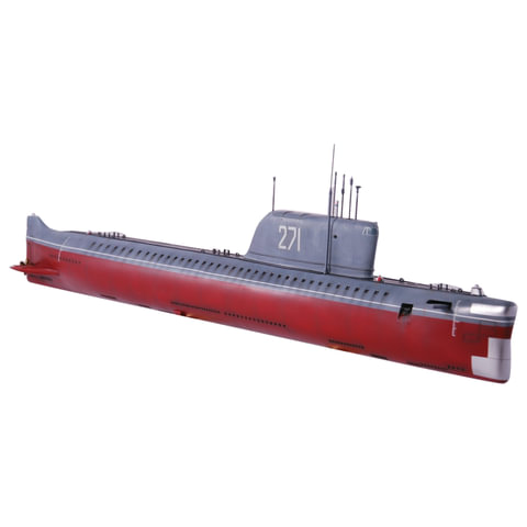 Модель для склеивания КОРАБЛЬ, «Подводная лодка атомная советская К-19», масштаб 1:350, ЗВЕЗДА, 9025
